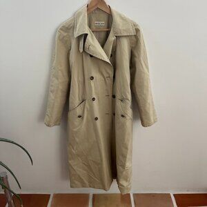 Alberto Biani Tan Trench Coat Size 6